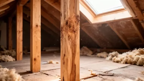 Jak wykończyć słupy na poddaszu