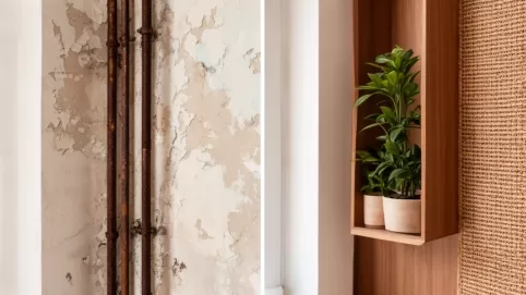 Jak zamaskować rury na ścianie