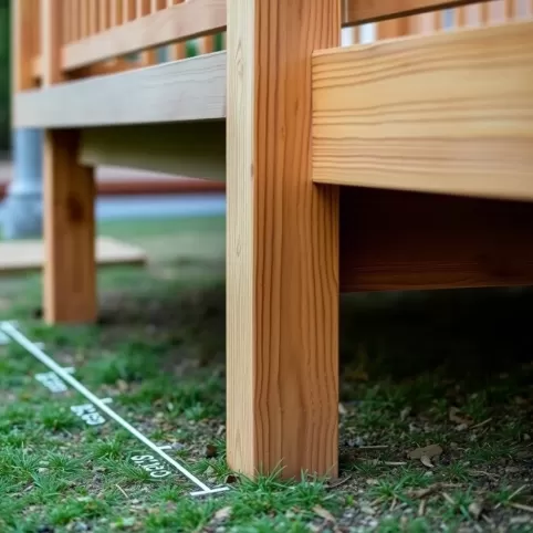 Rozstaw Słupów Pod Taras Drewniany